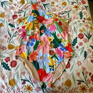 Rifle Paper Co x Summersalt Sidestroke Swimsuit